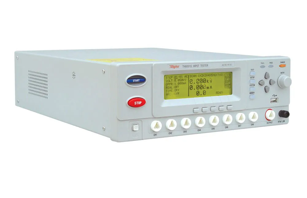 8-канальный сканирующий тестер хитового напряжения переменного/постоянного