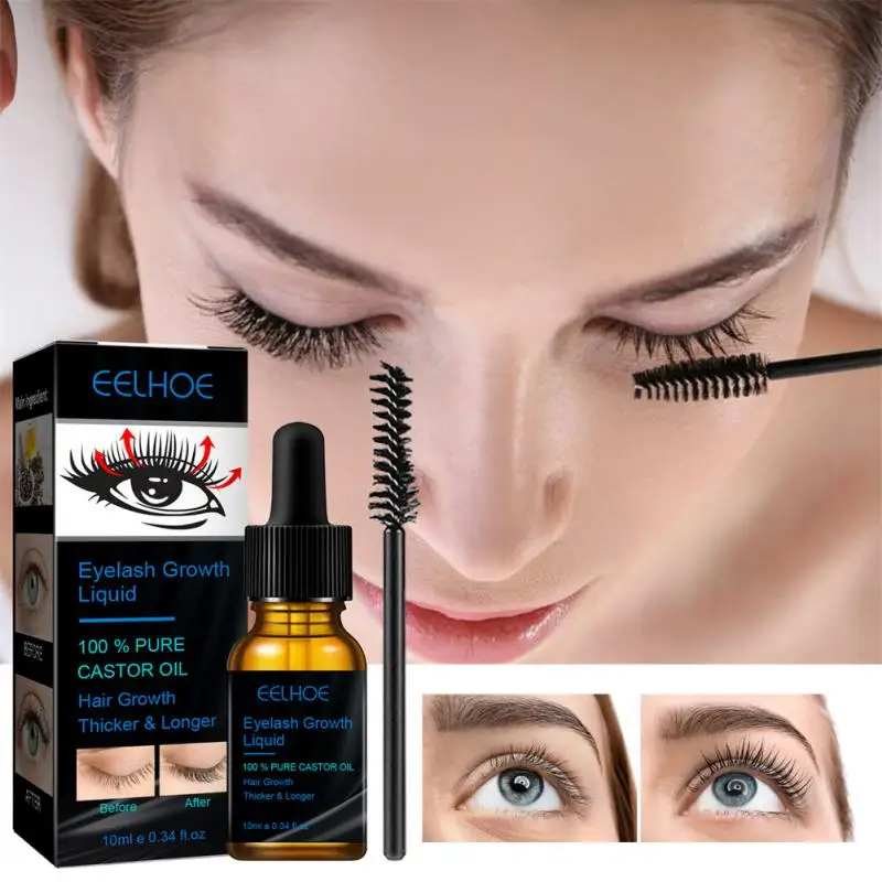 

Eyelash Growth Mascara Slender Curl Natural Thick Moisturizing Lotion Eyebrows Enhancer Lengthening Fuller Thicker Lashes Makeup