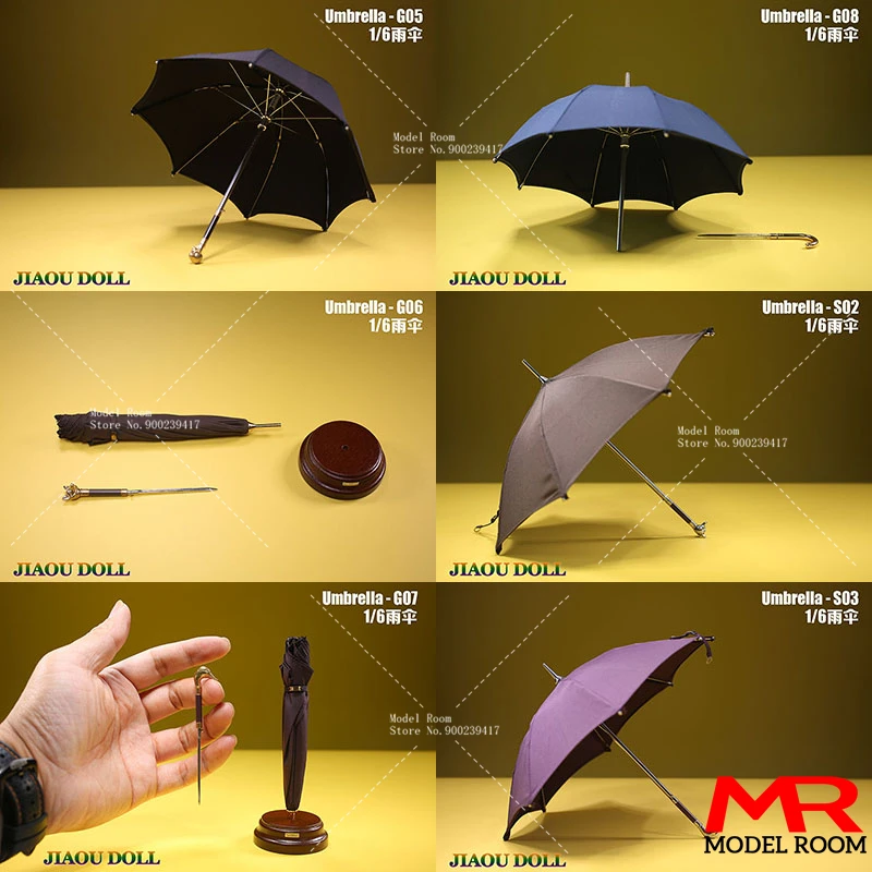 

JIAOU DOLL 1/6 Scale Soldier Umbrella with Base Scene Accessories Model Fit 12-inch Male Female Action Figure Body