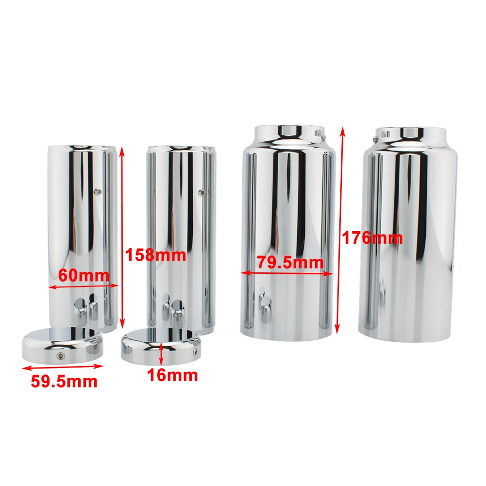 Верхняя + нижняя полная крышка вилки мотоцикла 6 шт./компл. для HARLEY SOFTAIL M8 STREET BOB FXBB