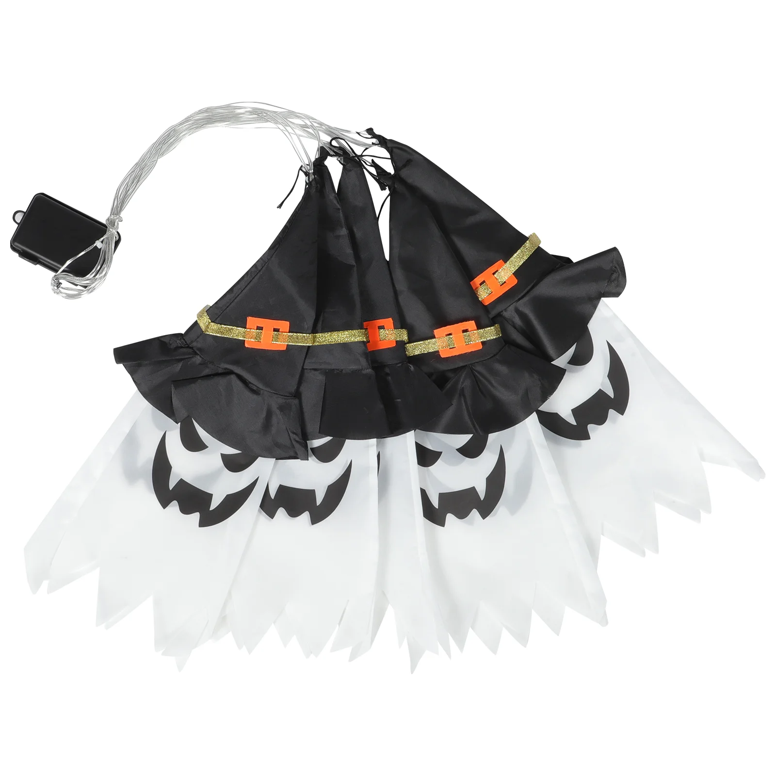 

Гирлянда с s-образным светом, подвесной светильник для вечеринки, ведьмы, сувениры, украшения для шляпы, Светодиодный светящийся декоративн...