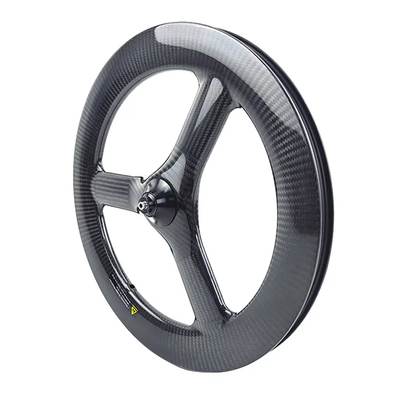 Складной велосипед 16 дюймов 349 3 Спицы передние карбоновые колеса Trispokes 74 100 мм C