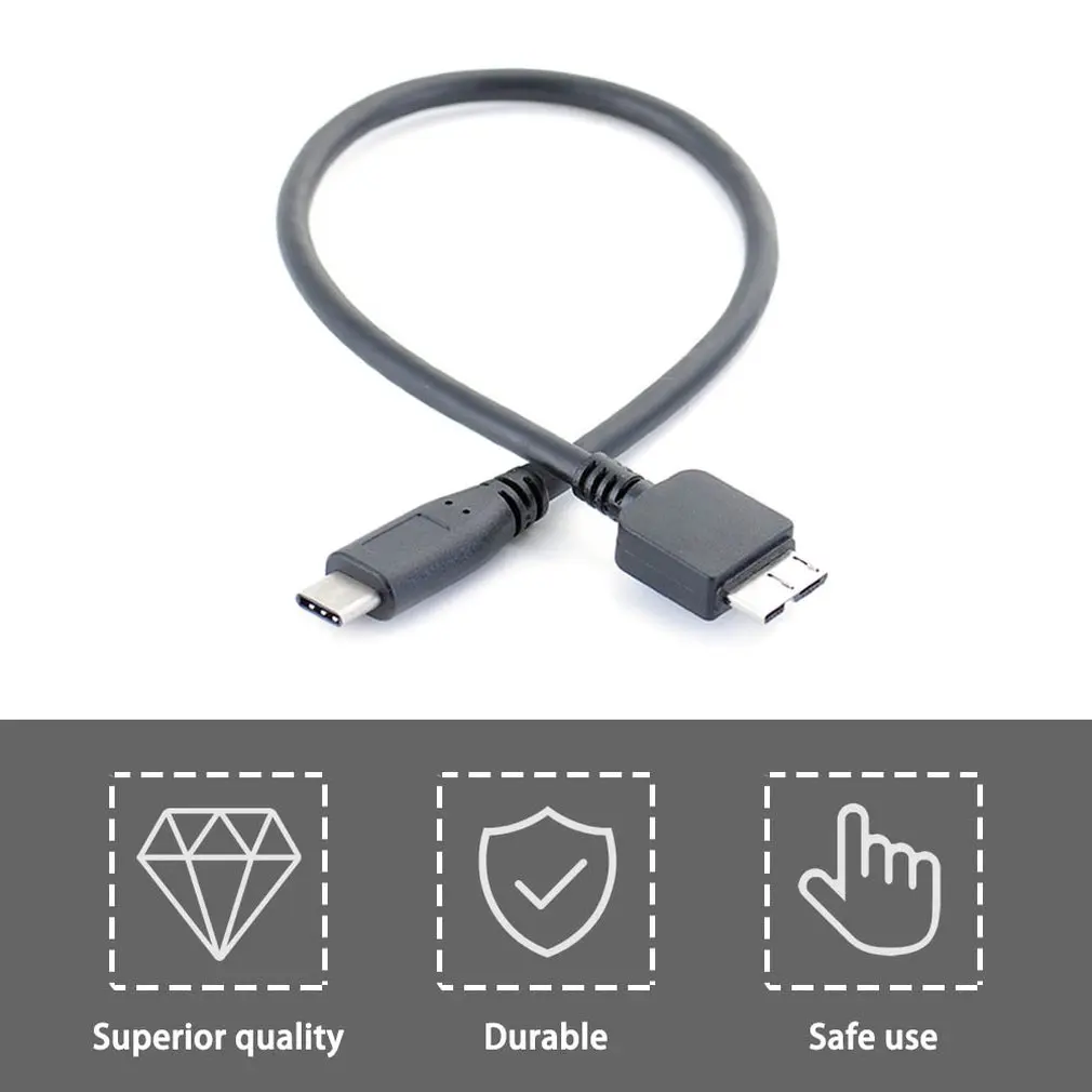 

Кабель для передачи данных USB 3,1 Type-C кабель для передачи данных штекер-USB 3,0 Micro B Штекер кабель для передачи данных для планшетов и телефонов