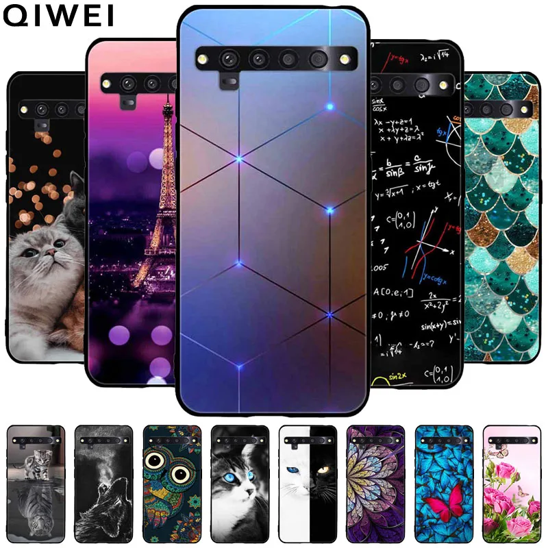 Чехол для TCL 10 Pro 6,47 'милый модный Мягкий силиконовый чехол из ТПУ для TCL 10 Pro 10Pro чехол для телефона s T799B T799H Мультяшные коты чехлы