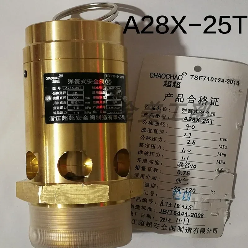 A28X-25TAll медная пружина полностью открытый резервуар для хранения пара