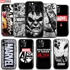 Новинка, логотип Marvel Мстители для Apple iPhone 13, 12, 11 Pro Mini, X, XR, XS, Max, SE, 5, 5s 6, 6S, 7, 8 Plus, чехол для телефона, жидкий силиконовый чехол