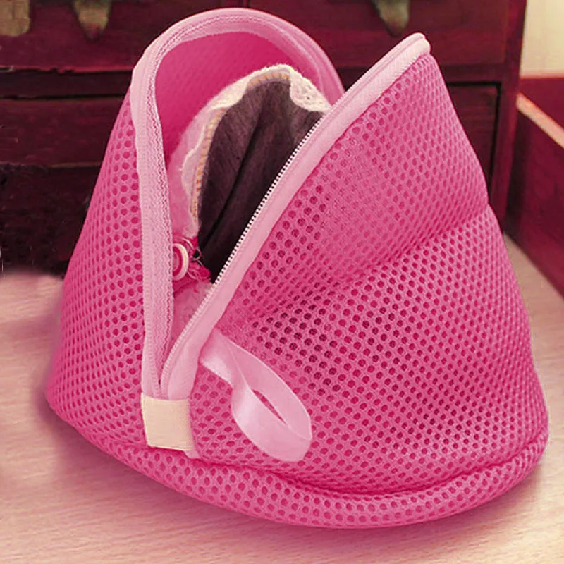 

Fashion Bags 1pcs Women Protector Mesh Clothes Sock Washing Aid Net Underwear Laundry Washing Bags Saver Zip Bags