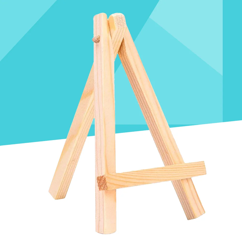 

Easel Wood Wooden Mini Stand Business Craft Artist Tabletop Display Phot Displaying Easels Table Frame Bracket Paintings Kids