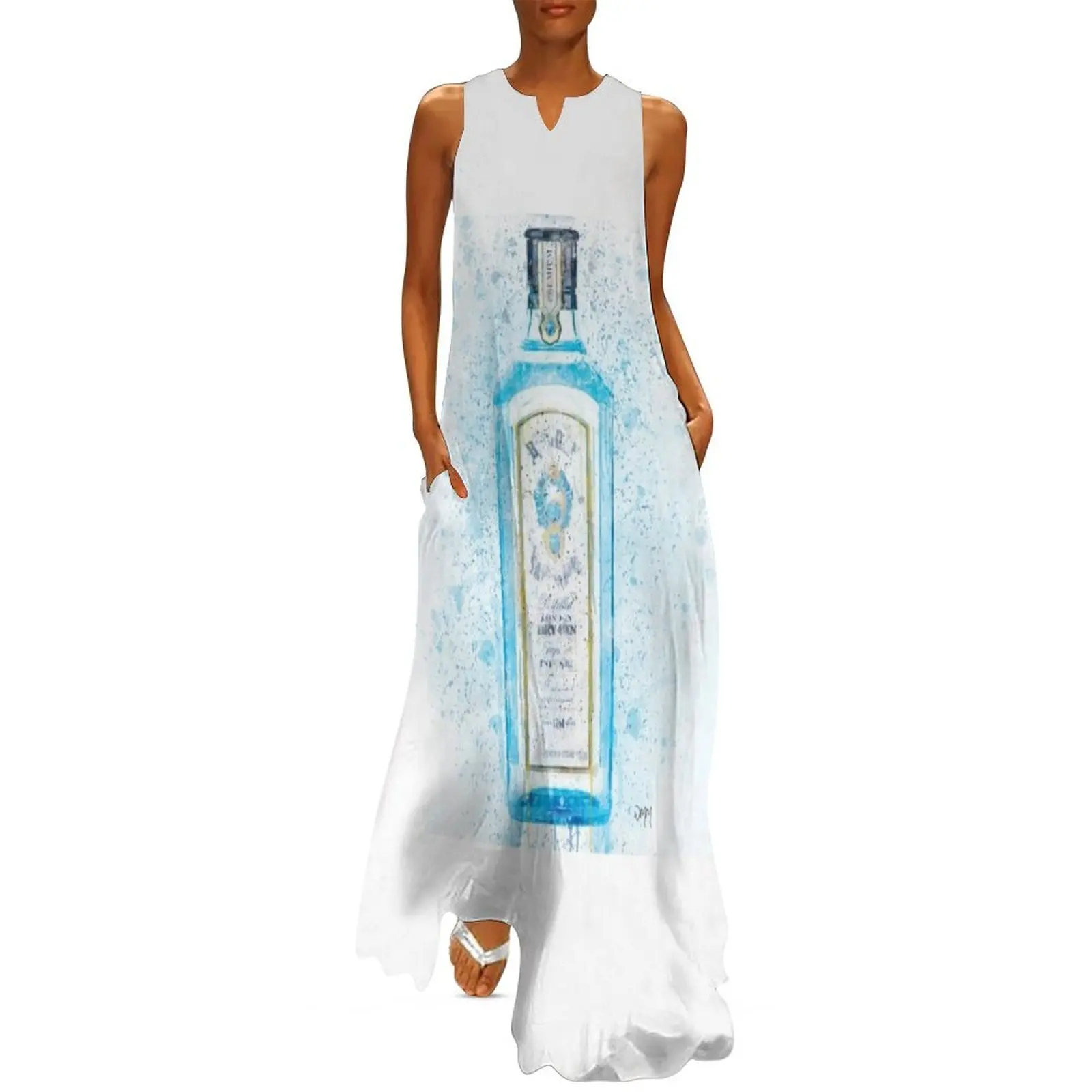 Женское платье из полиэстера