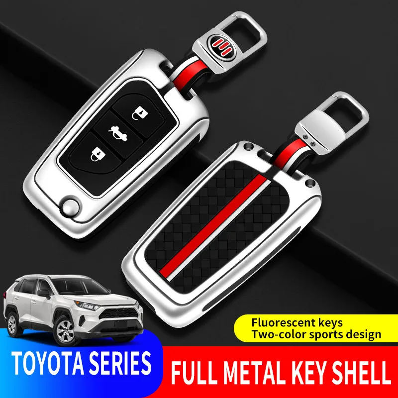 Чехол для автомобильного ключа Toyota Camry 4runner Corolla Highlander Levin RAV4 LE Sienna Sequoia Tacoma Tundra Yaris с