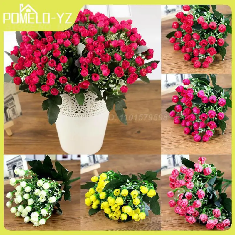 

Искусственные цветы, 36 головок/1 бутон, День Святого Валентина, реальный цвет, искусственный букет, Декор для дома и сада