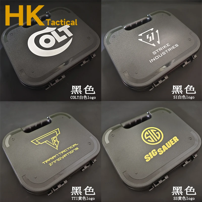 Тактический чемодан для пистолета из АБС-пластика, безопасный ящик для хранения, коробка для хранения, аксессуары для охотничьего ружья Glock Kublai, Жесткий Чехол для хранения