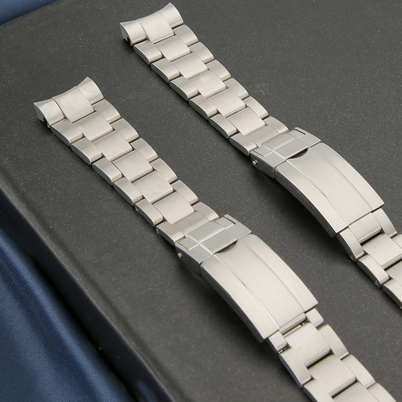 Watch Band For Rolex SUBMARINER DAYTONA Solid Stainless Steel Arc Edge 20mm Watch Accessorie Men Watch Strap Watch Bracelet