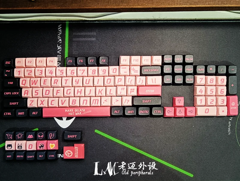 Keycap pbt полностью пятисторонняя сублимация индивидуальный 68/8496 маленький полный