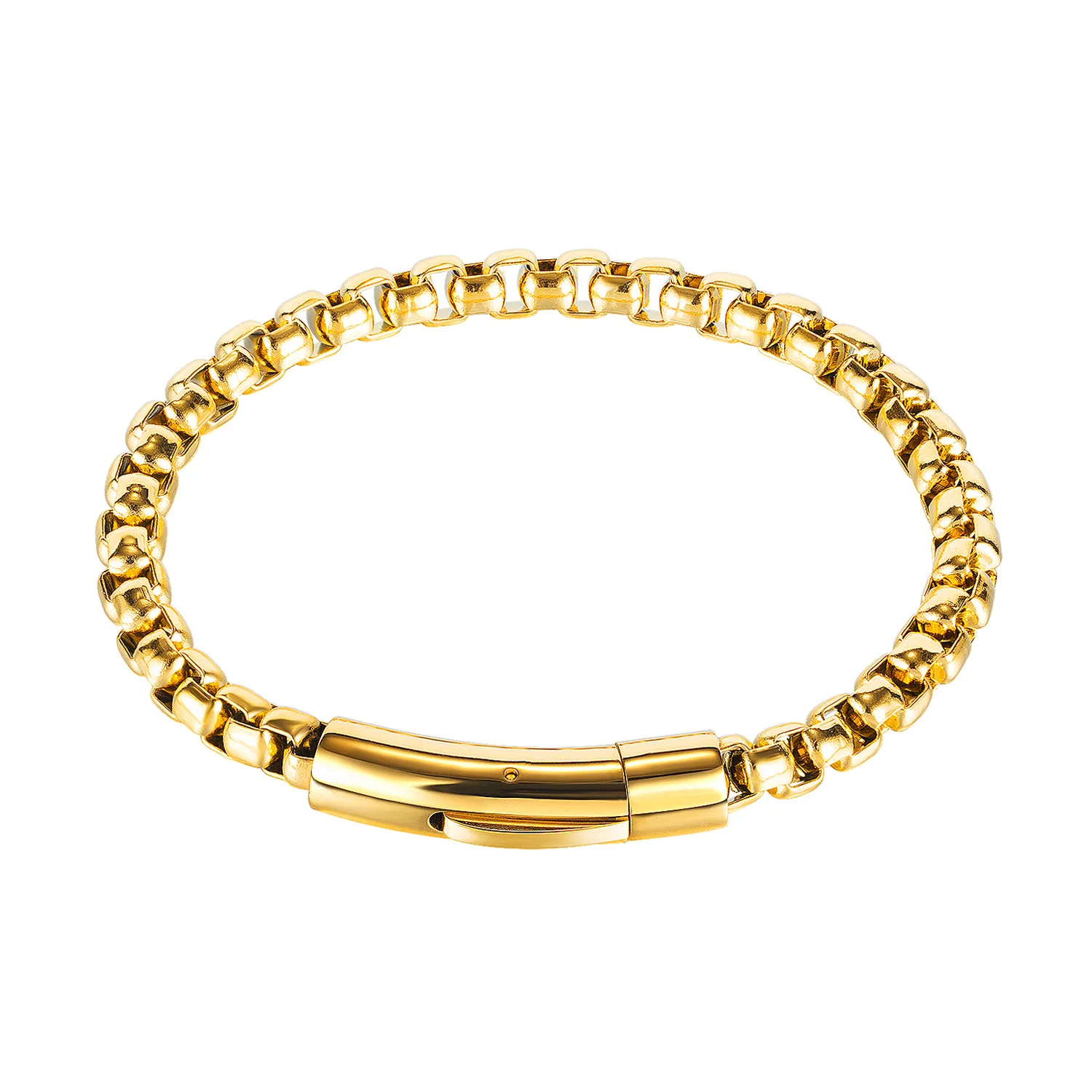 Simple and Versatile Men's Titanium Steel Bracelet Personality Classic Retro Street Jewelry