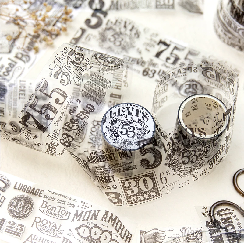 JIANQI 5x200 См Винтажная Черно-белая Камуфляжная Лента Для Путешествий На Большие