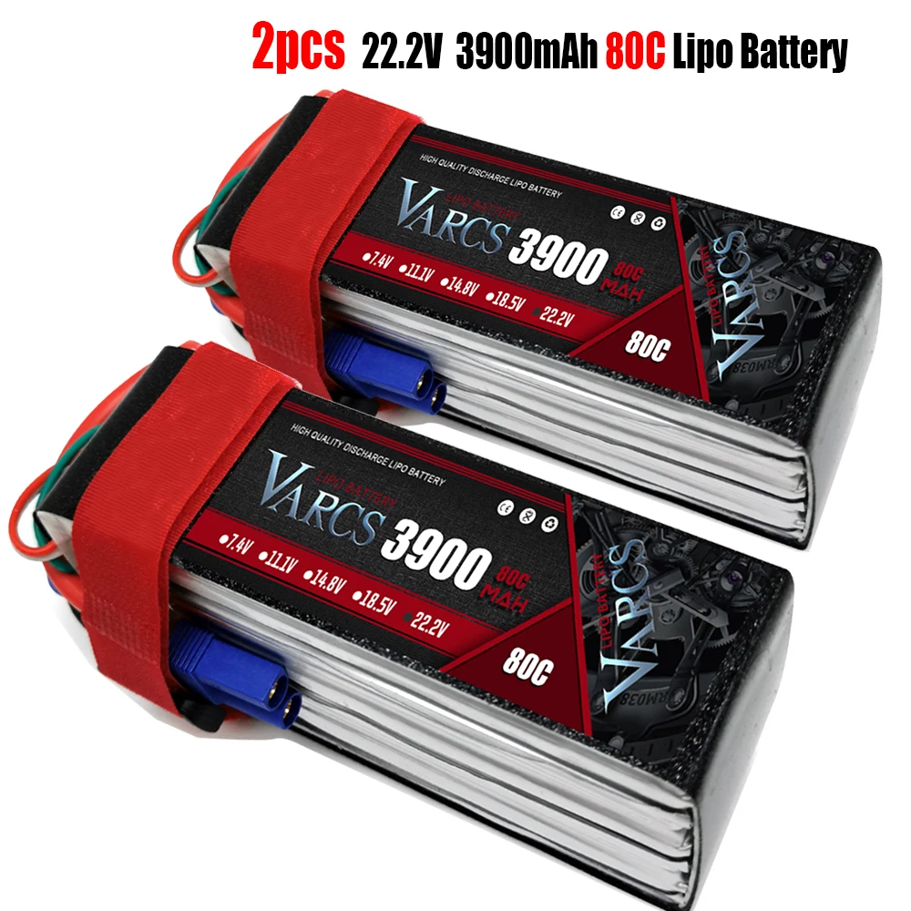 Lipo Batteries VARCS 7.4V 11.1V 15.2V 14.8V 22.2V 2S 3S 4S 6S 4200mAh 5200Mah 6300Mah 6500mAh 6200mAh 6750mAh 8000mAh 7000mAh