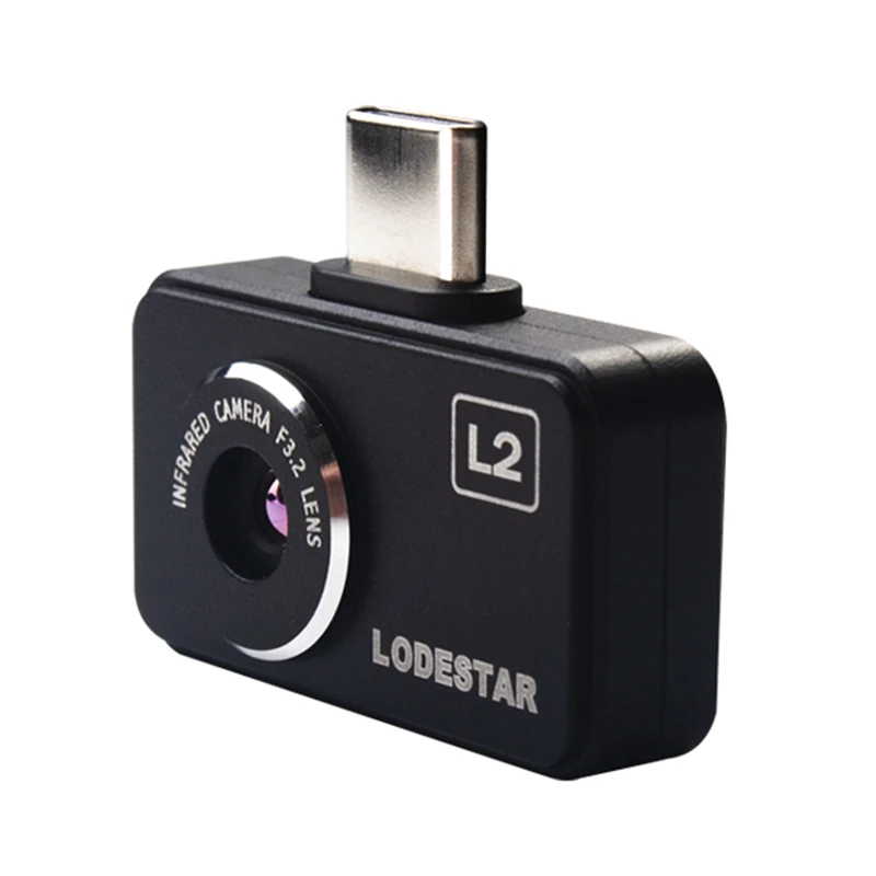 

Мобильная тепловая камера LODESTAR L2 для телефонов Android, промышленный осмотр, обнаружение потери тепла, инфракрасный тепловизор