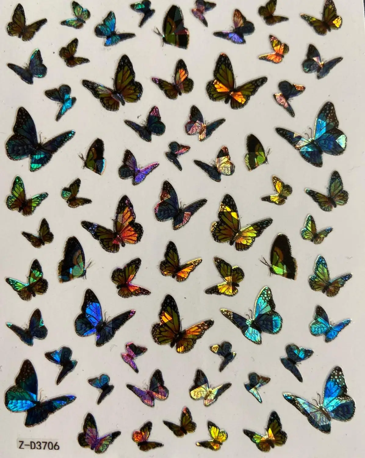 

Extra-Thin 3D Art Nail Sticker Butterfly II Nail Stickers Opal Nail Decal Nail Art Decals Nail Art Stickers Vinyl Nail Stickers