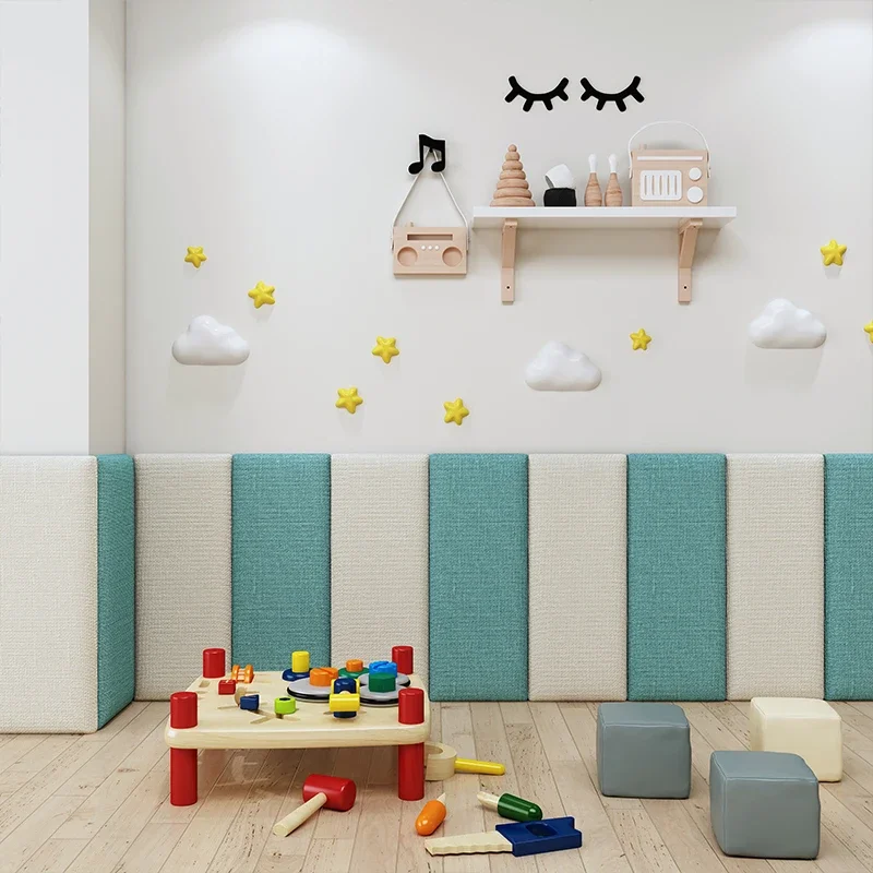 Тканевые наклейки на стену для предотвращения столкновений детская комната