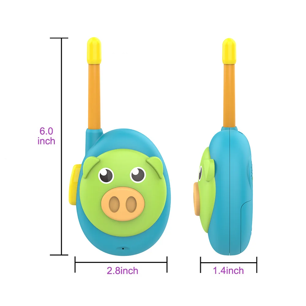 2022 Parent-child Lnteractive Game Mini Toy Boy Girl Handheld Radio Phone Cartoon Christmas Birthday Gift Children Walkie-talkie