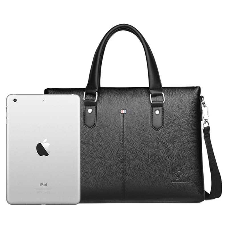 2022 New Men Briefcase 14 inch pu leather Men's Shoulder Bag For Men Crossbody Bags Bussiness Briefcase handbag
