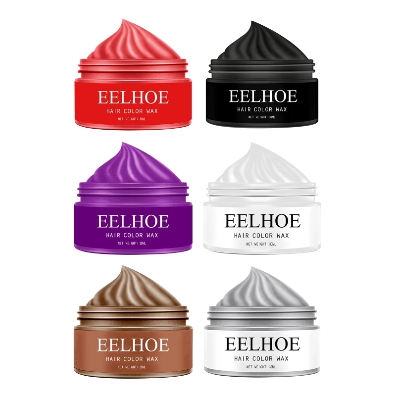 Wax Mud Natural Hairstyle Modeling Dye Cream Pomade For Party Cosplay
