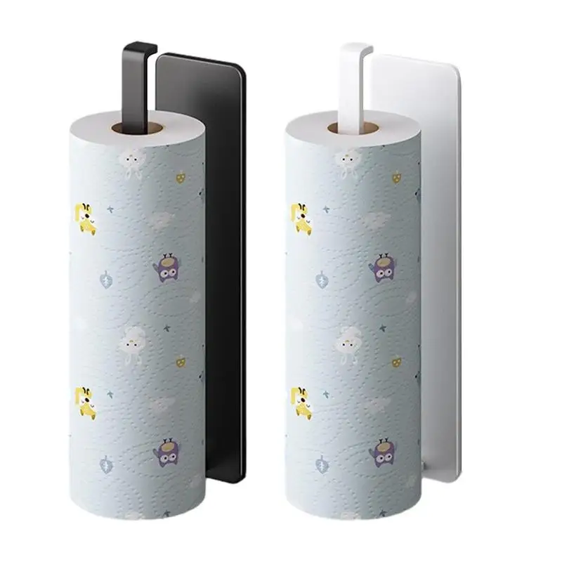

Настенный длинный держатель для рулонов бумажных полотенец, самоклеящаяся вешалка для хранения полотенец, вешалка для туалетных салфеток для ванной и кухни