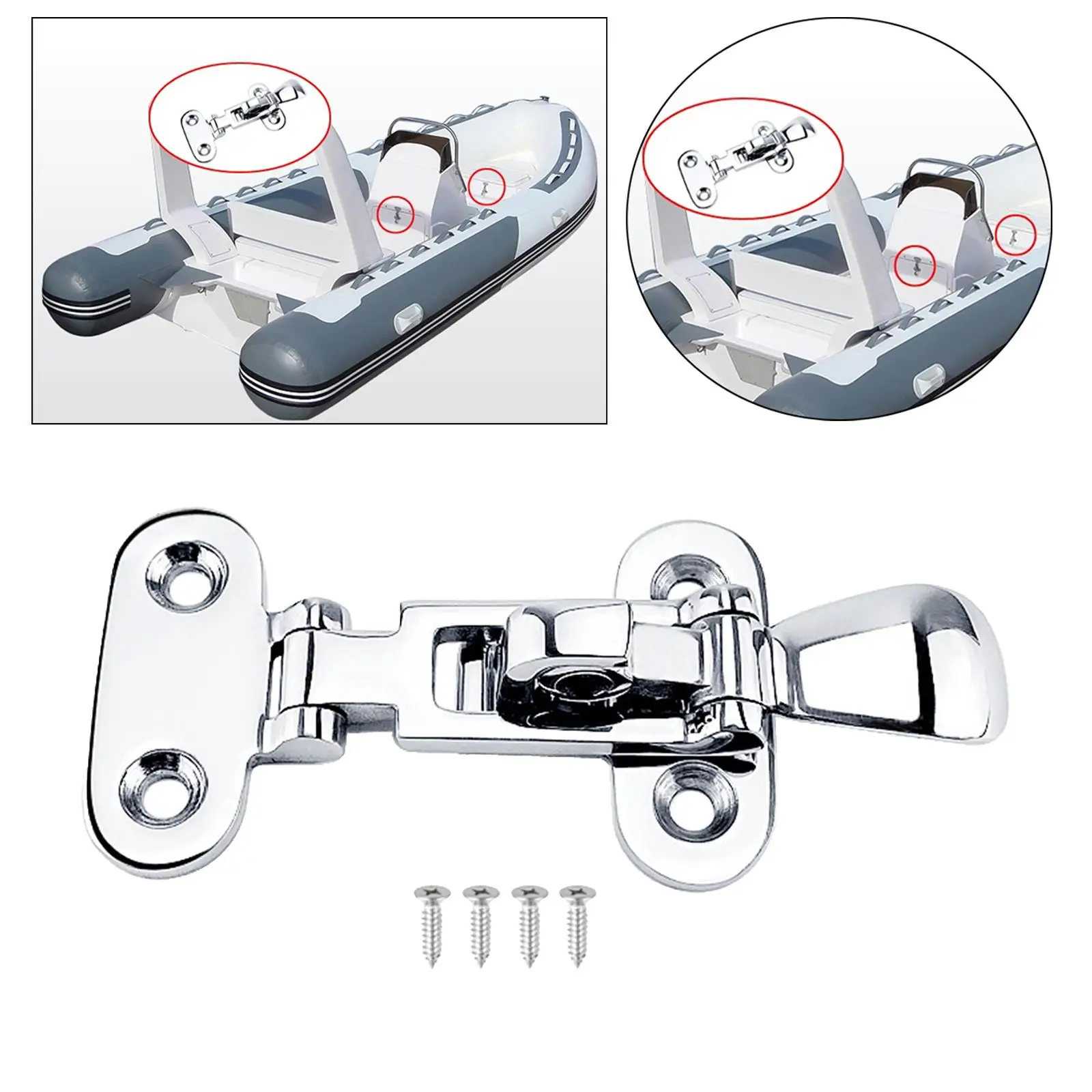 

Marine/Boat Stainless Steel Locker Anti-Rattle Latch Fastener Clamp