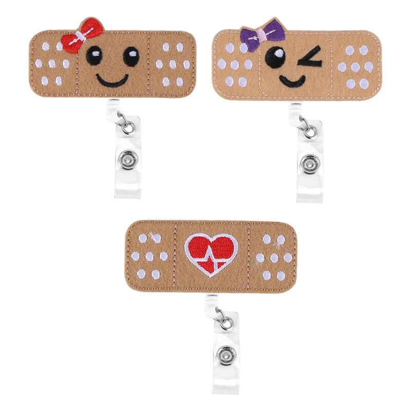 

Значок медсестры держатель катушки-3 упаковки-RN Badge - Band Aid Badge Reel-идеальные медсестры Подарки для женщин