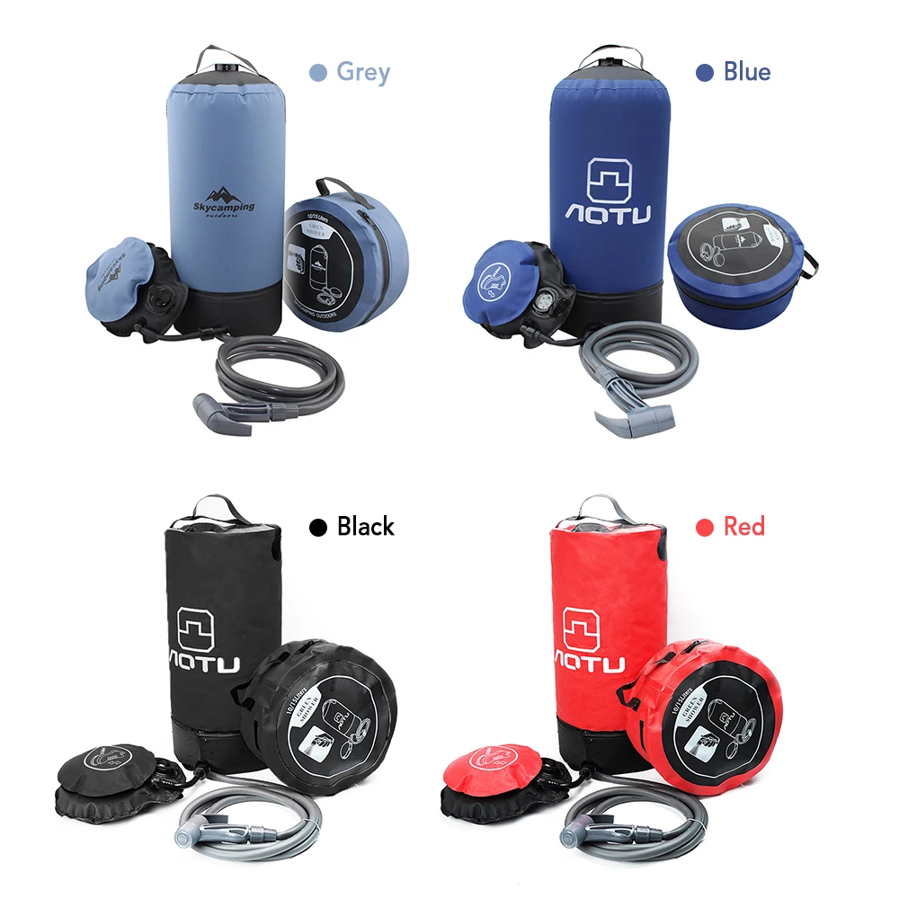 ПВХ надувной душ с ножным насосом легкий душевой мешок для душа воды купания и