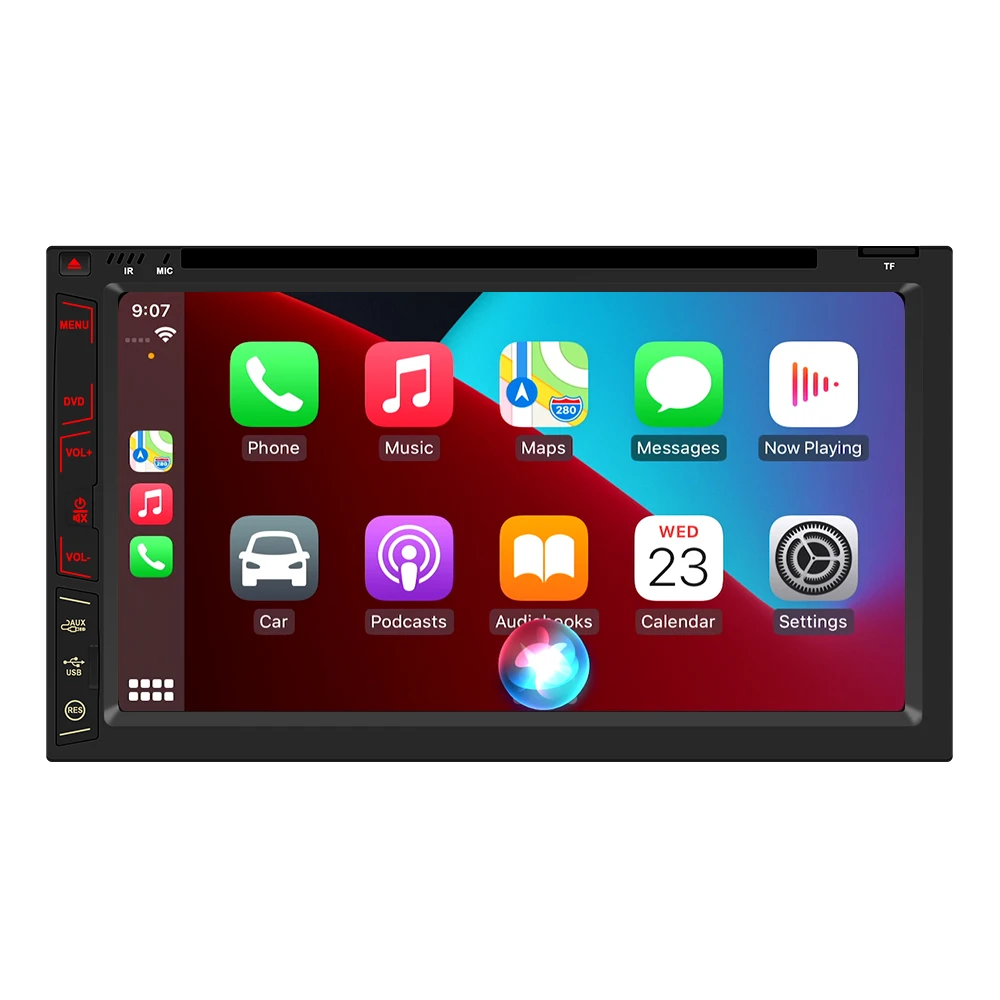 

Universal 7 inch capacitive touch screen support carplay android auto dvd playback car cd player autoradio car audio