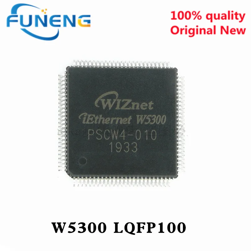 

Free shipping W5300 QFP-100 2pcs