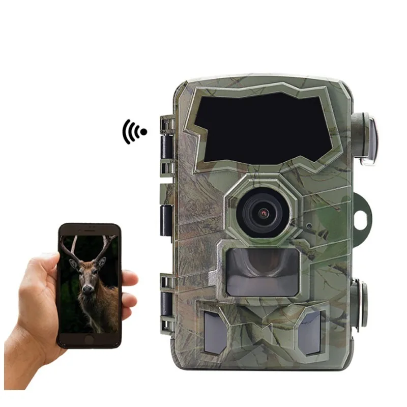 With Night Vision Motion Activated Huntingcamera Wireless Security Camera System Outdoor 4k Wifi