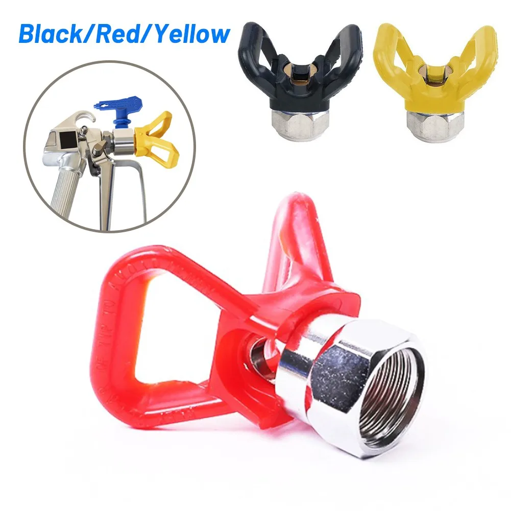 

Airless Paint Sprayer Tip Guard Nozzle Seat G7/8-14 Holder Spraying Machine Nozzle Sprayer Gun Accessories Garden Power Tool