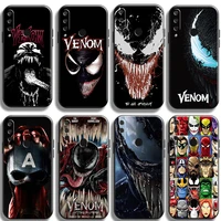 marvel comics venom phone case for huawei honor 9x 9 lite 10 10x lite 10i 9a soft original silicone cover protective black tpu