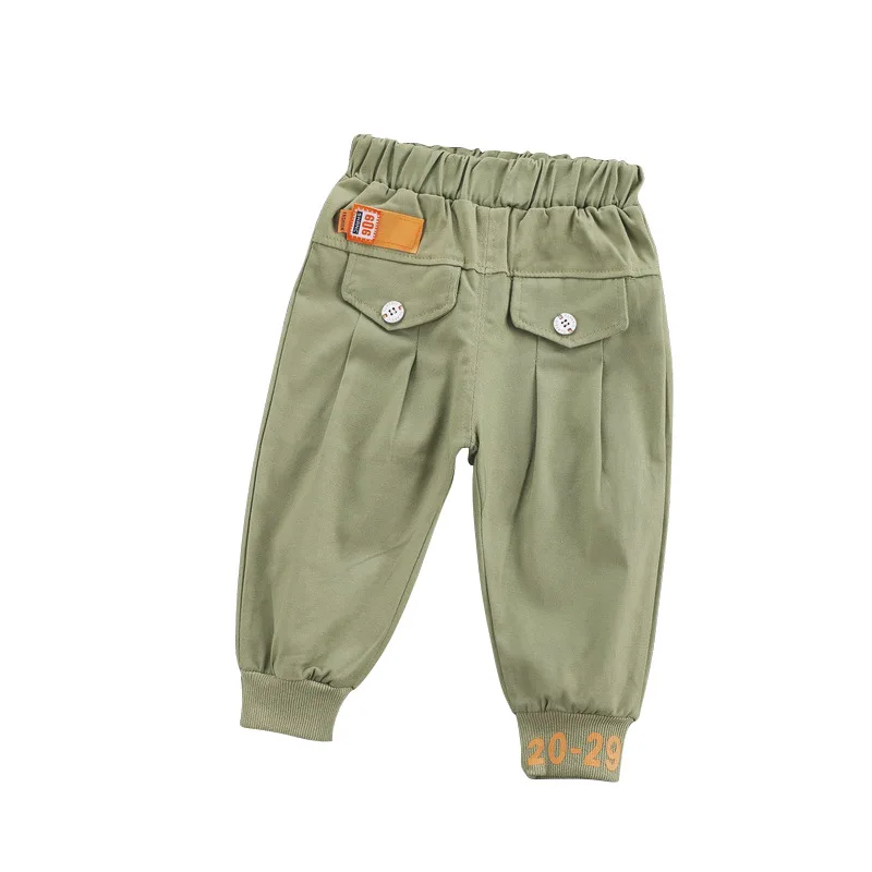 

New Spring Autumn Baby Girls Clothes Children Boys Cotton Sports Pants Toddler Fashion Costume KD03