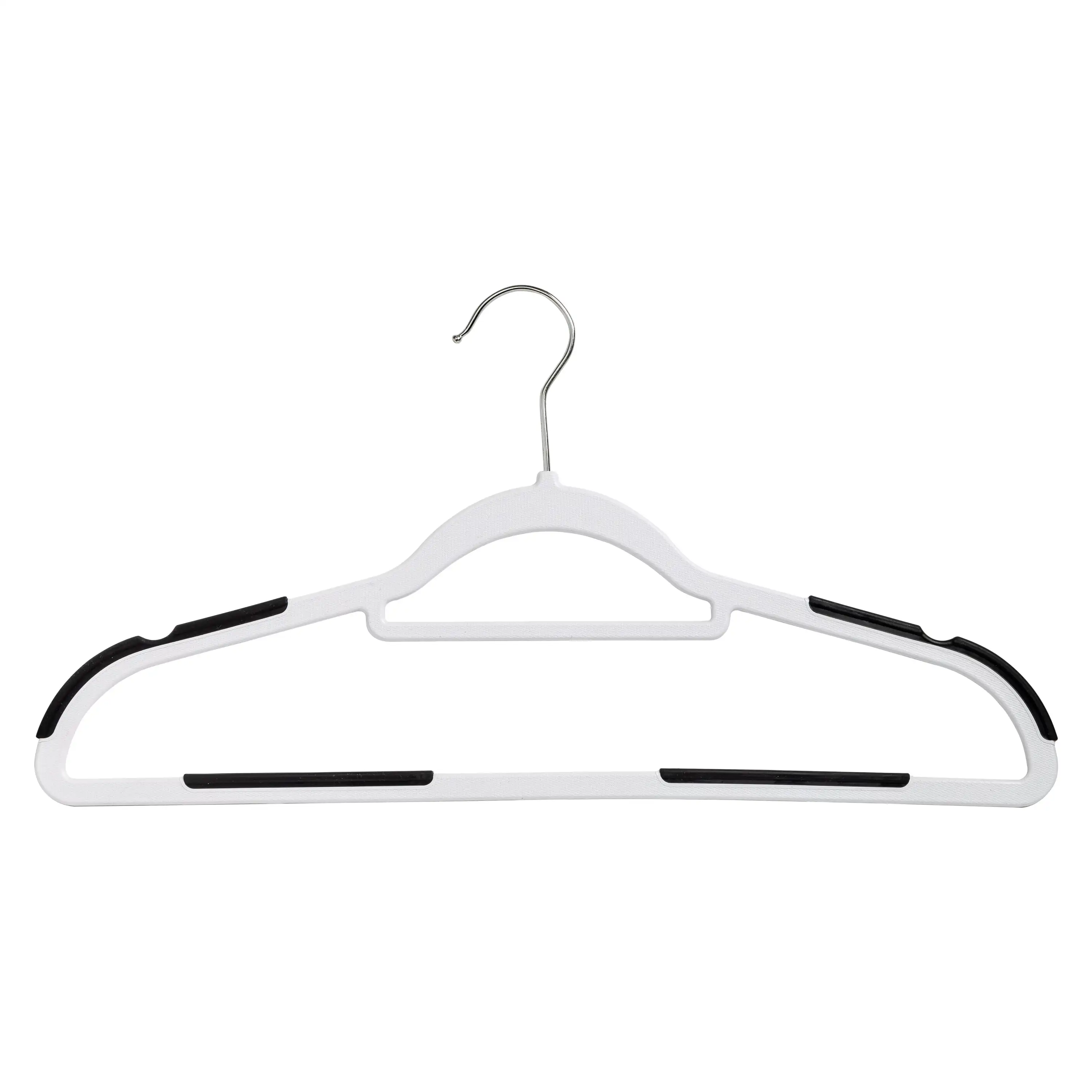 

Honey-Can-Do Anti-Slip Rubber Grips Slim Plastic Clothing Hangers, 50 Pack