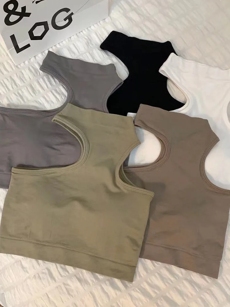 Топы для женщин трикотажные сексуальные укороченные топы с открытыми плечами