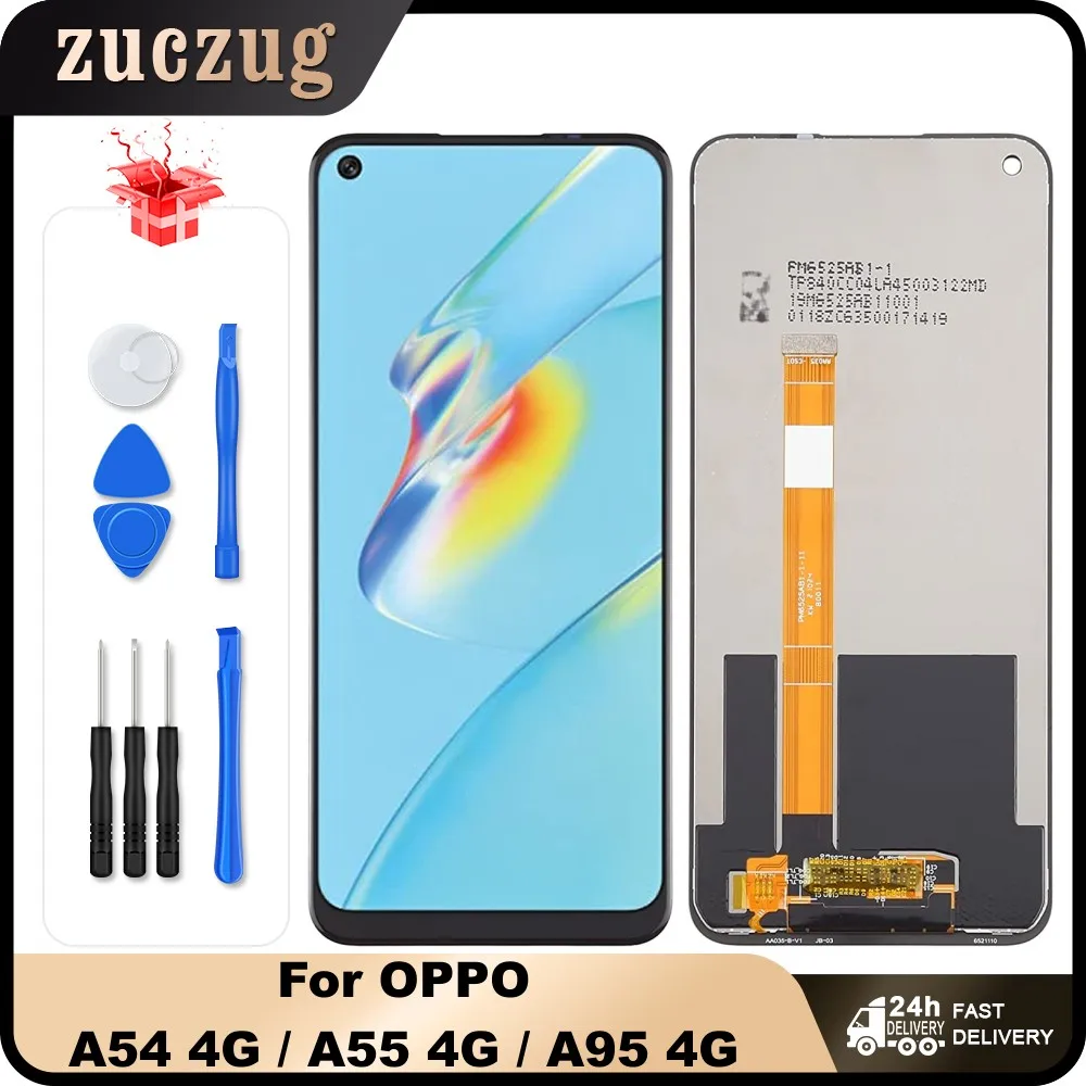 

6.51" For OPPO A54 4G / A55 4G LCD Display Touch Screen Digitizer Assembly For OPPO A95 4G CPH2239 CPH2325 CHP2365 CPH2365