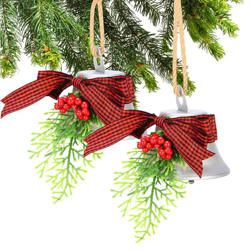 

Рождественские колокольчики, украшения для елки, рождественские металлические колокольчики, подвесные украшения для елки, зимние ранние украшения