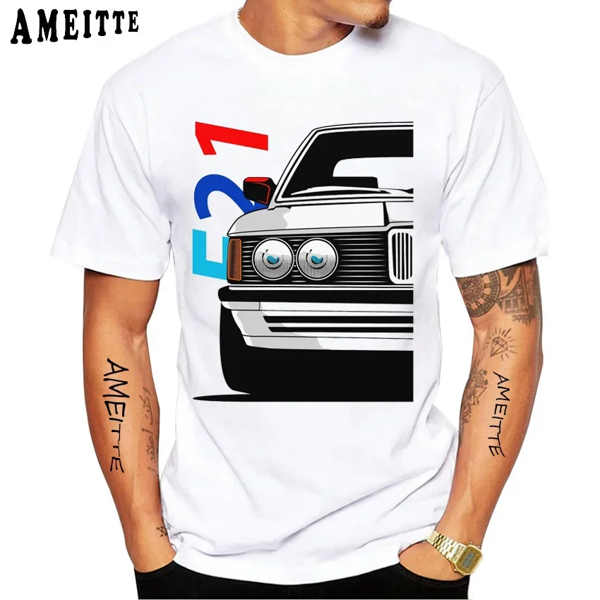 Легенда немецкая футболка EUMD E28 M5 Low Style Skull Drive летняя мужская с коротким рукавом E36