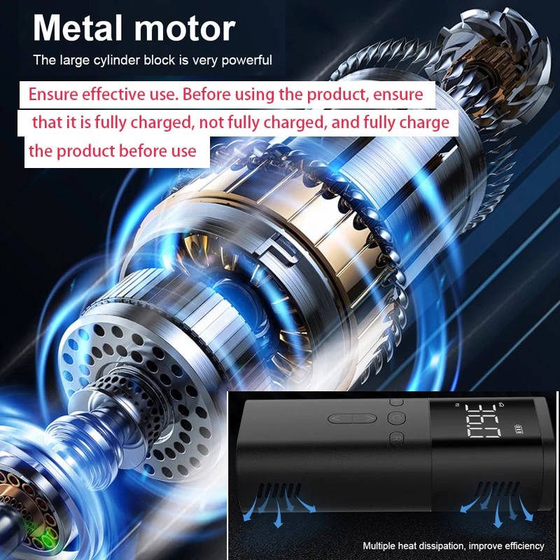 Портативный Мини-автомобильный Насос Многофункциональный Воздушный Для