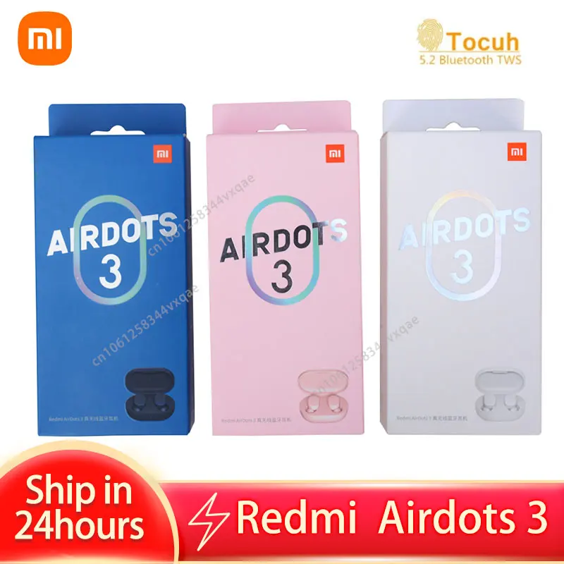 Наушники Xiaomi Redmi AirDots 3 гибридный вокализм Беспроводная Bluetooth 5 2 Mi настоящая