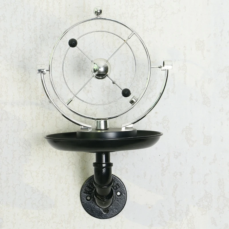 

DIY Decor 2Pcs Vintage Black Iron Pipe Shelf Bracket Wall Mounted Storage Shelf Holder Racks Bookcase Bracket Bethroom