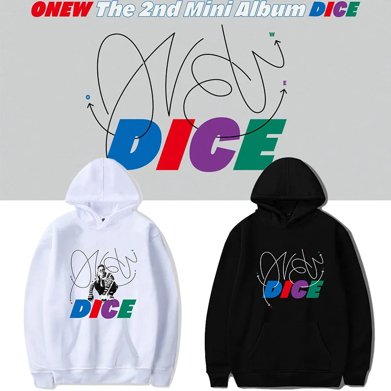 

SHINee Hoodies DICE Hoodie Sweatshirts Kpop Autumn Winter Hoodies for Men Women
