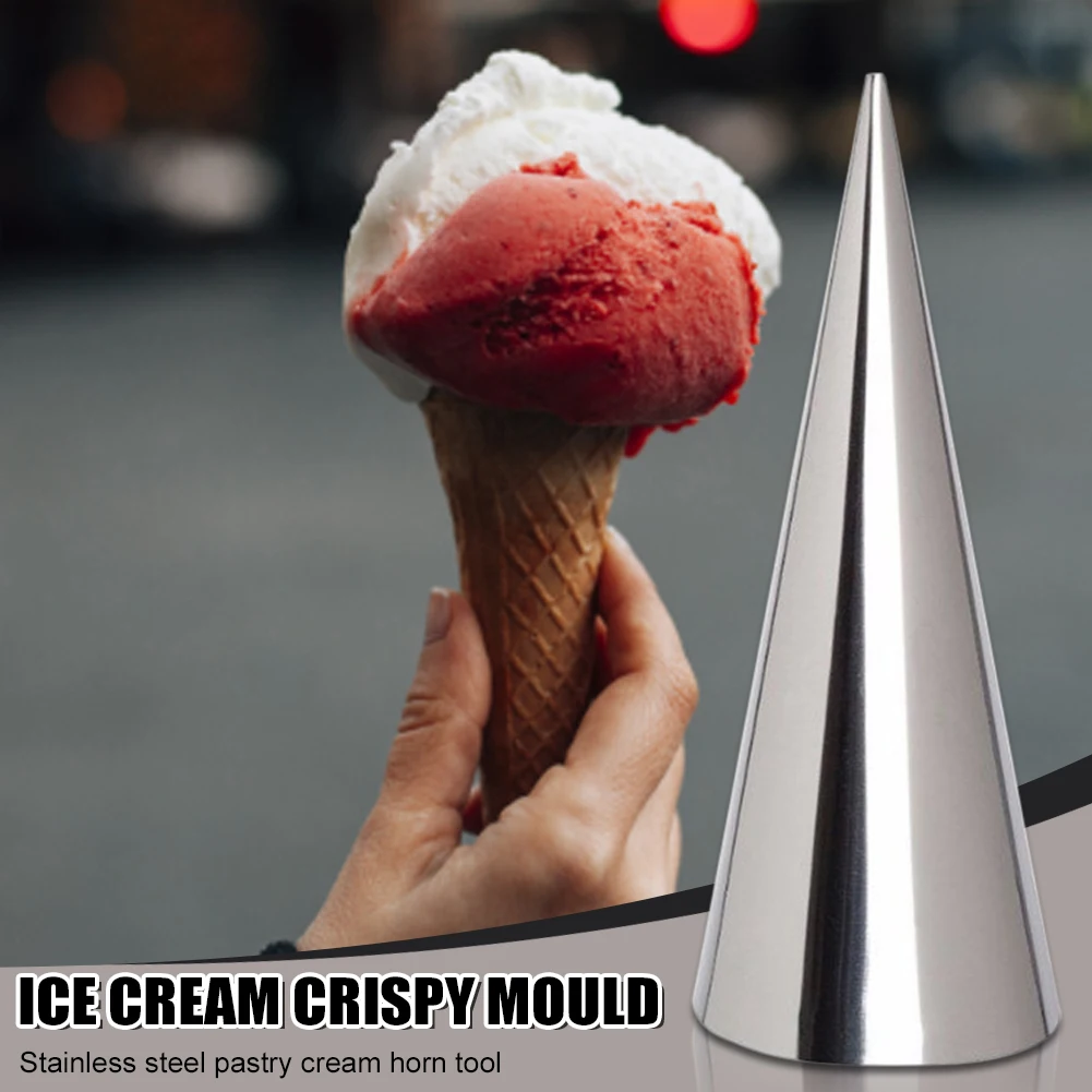 

10Pcs Conical Tube Cone Roll Moulds Spiral Croissants Molds Cream Horn Mould Pastry Mold Cookie Dessert Kitchen Baking Tool NEW