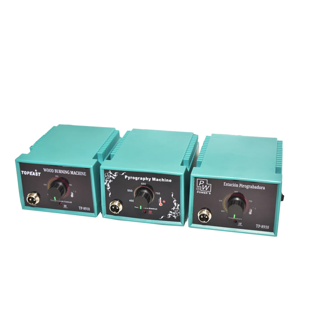 Паяльная машина для дерева 220V EU с регулировкой температуры и 21 насадкой 40W.