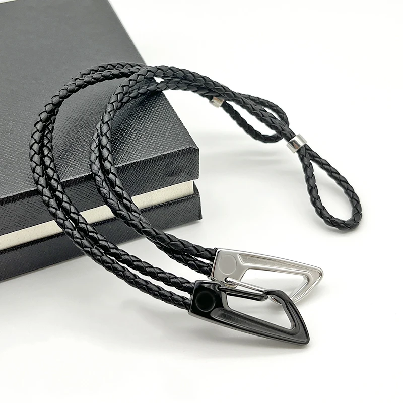 LAN MB Bracelet PU Leather Lobster Clasp 4 colors With Six Star Couple Rope