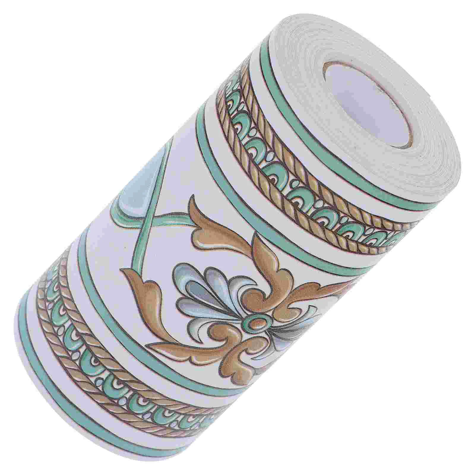 

Border Wall Sticker Tile Stick Tiles Skirting Wallpaper Backsplash Vinyl Peel Board Flexible Decals Trim Stickers Adhesive